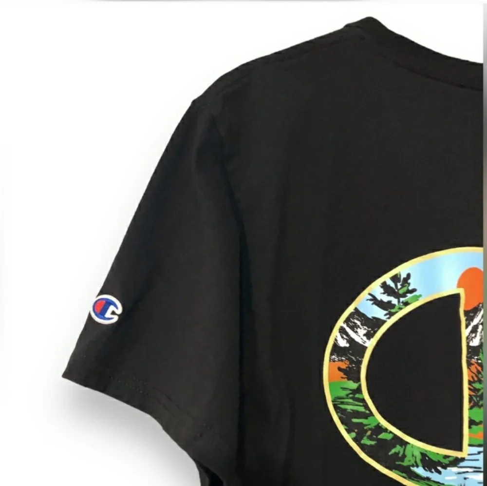 CHAMPION Mens Classic Graphic T-Shirt Camp Wear - Picture 3 of 10